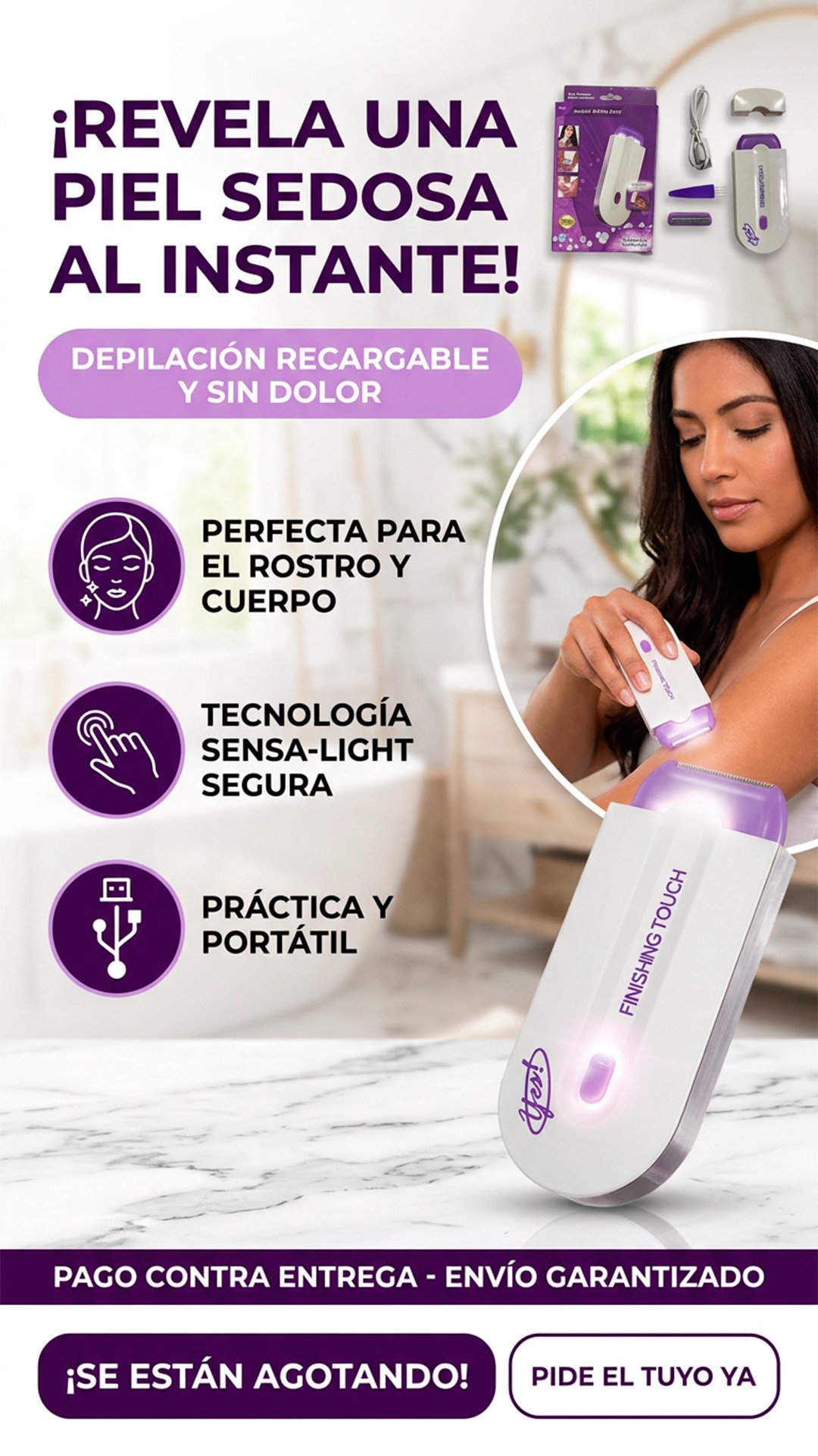 Cabezal Sensa-Light de la Depiladora Yes